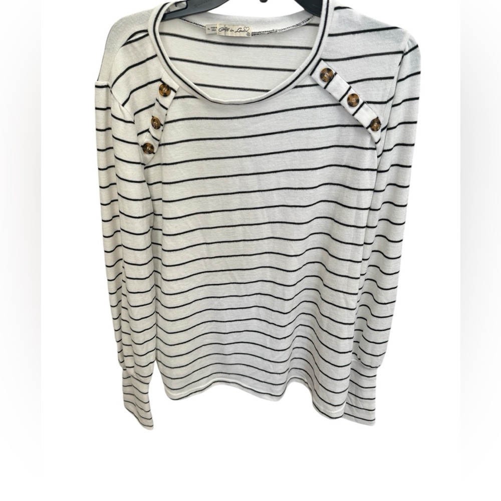 Women’s striped sweater size XL